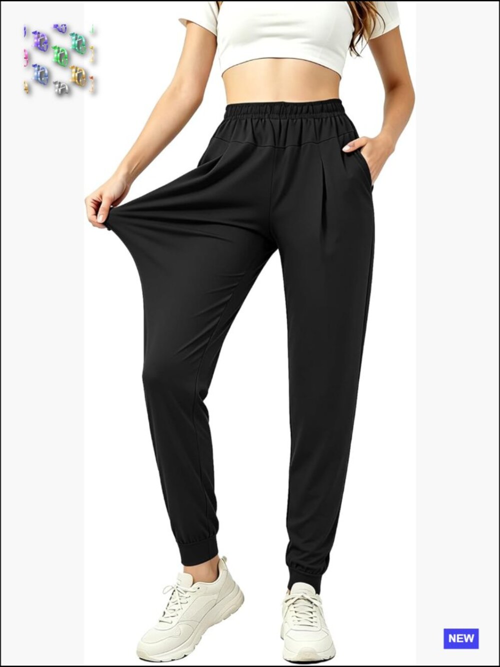 Women's Loose Fit Joggers with Pockets Lightweight Track Pants for Hiking and